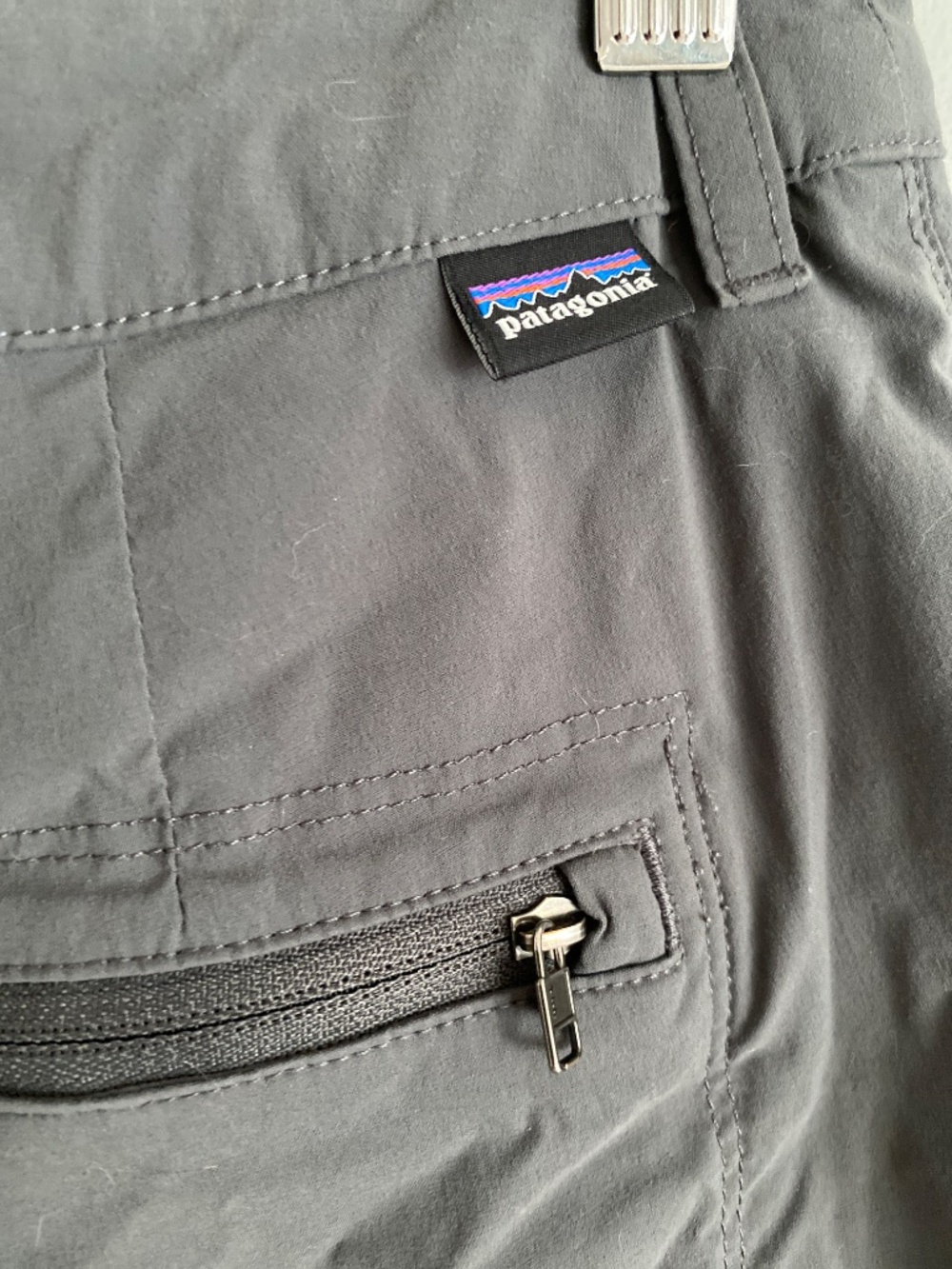 Patagonia Women’s Shorts grey 5” inseam - Picture 4 of 8